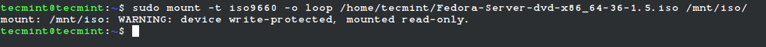 Mount ISO File in Linux