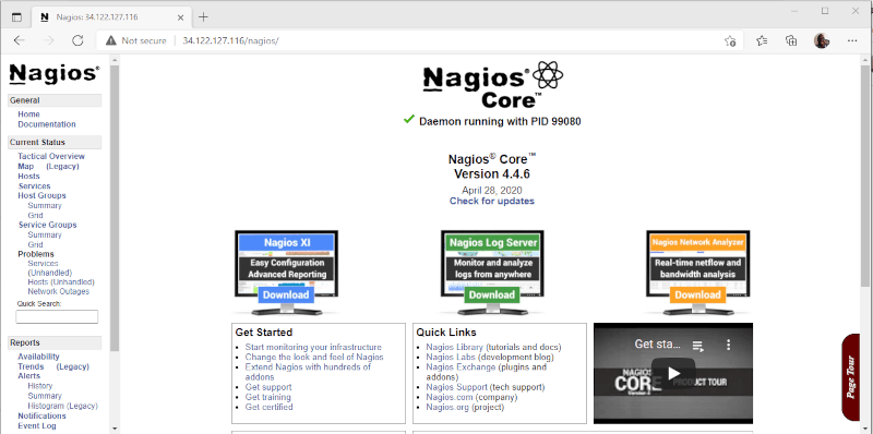 Nagios Dashboard