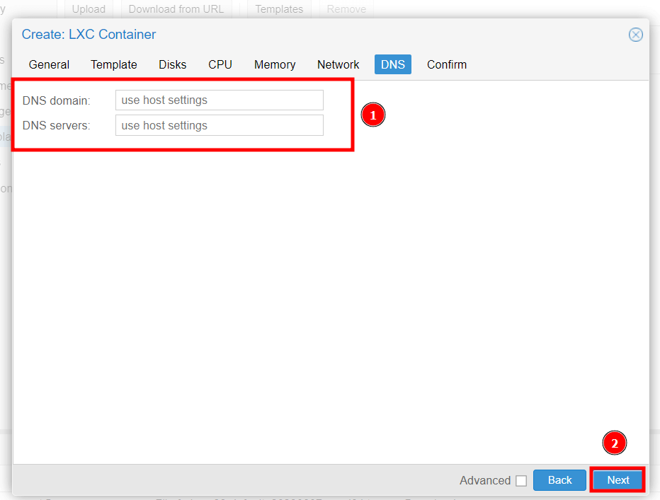 Network DNS Settings