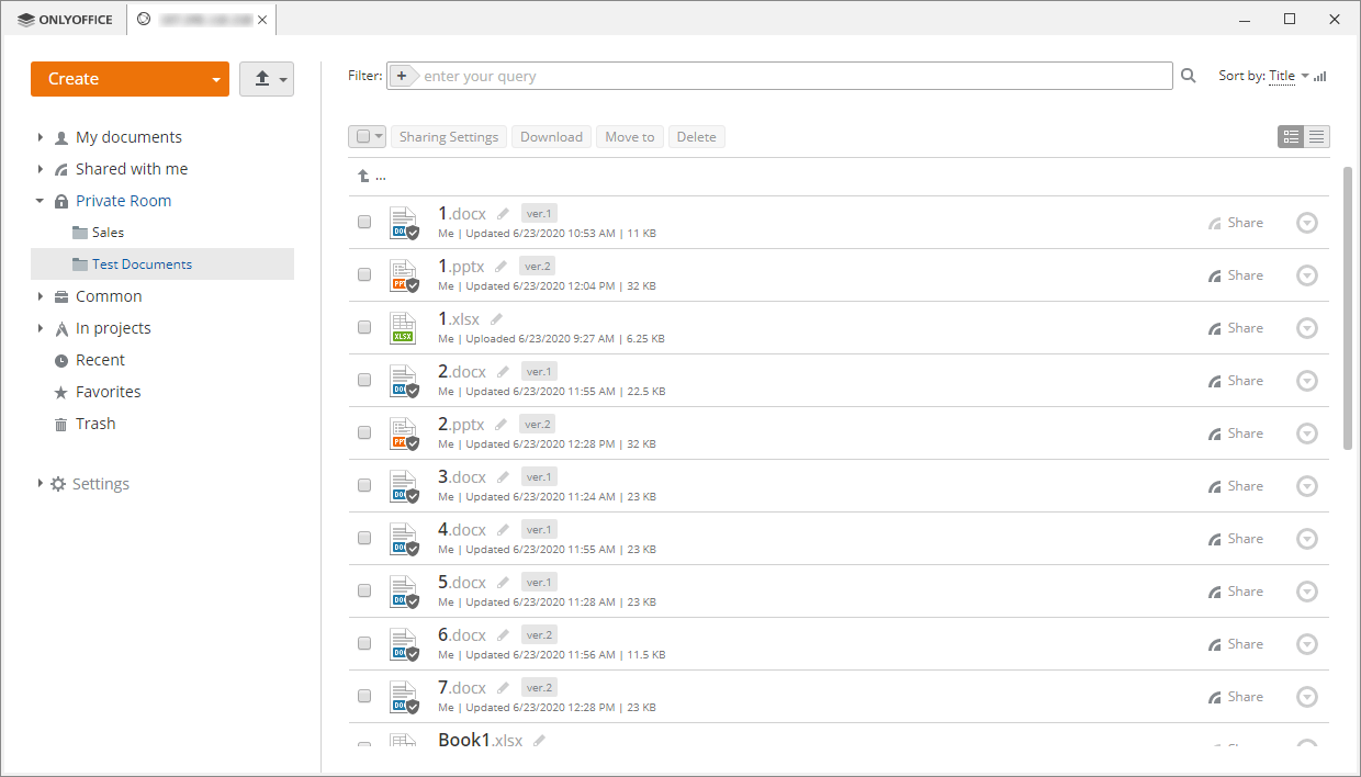 ONLYOFFICE Workspace - Secure Document Collaboration