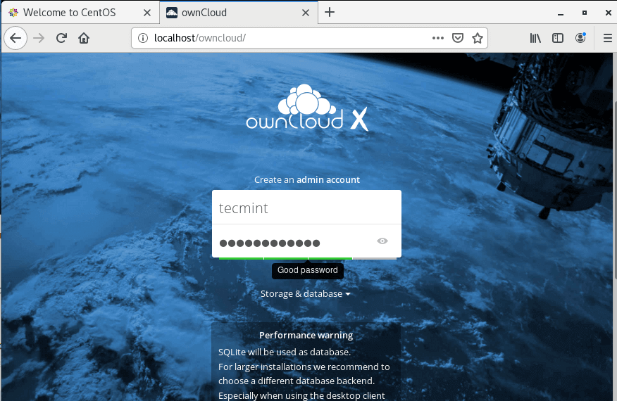 OwnCloud Login