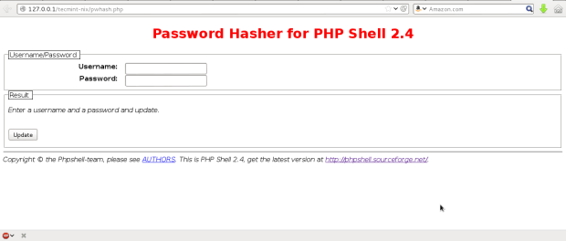 PHP Shell Password Hasher