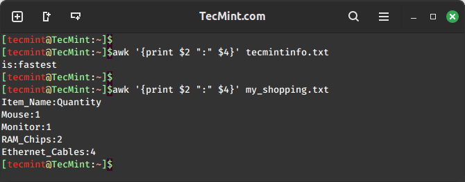 Print Field and Column Ranges