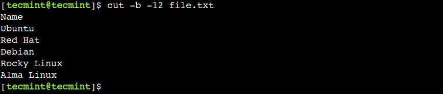 Priint Specify End Byte Position of File