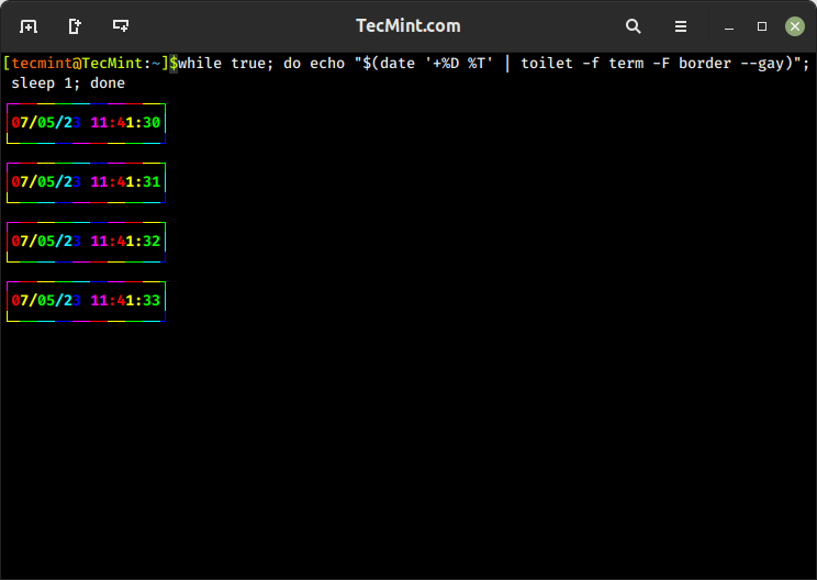 Prints Current Date and Time in Linux