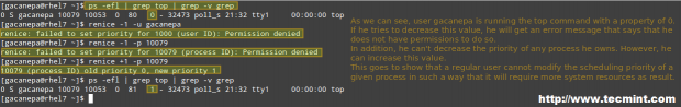Renice Process in Linux