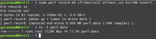 Record Command Statistical Data