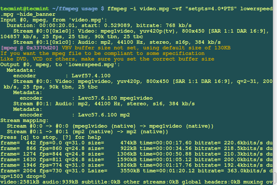 Reduce Video Playback Speed