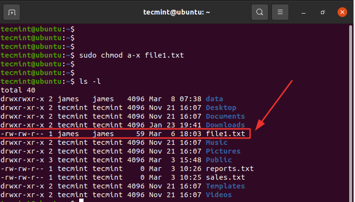 Remove Execute File Permissions