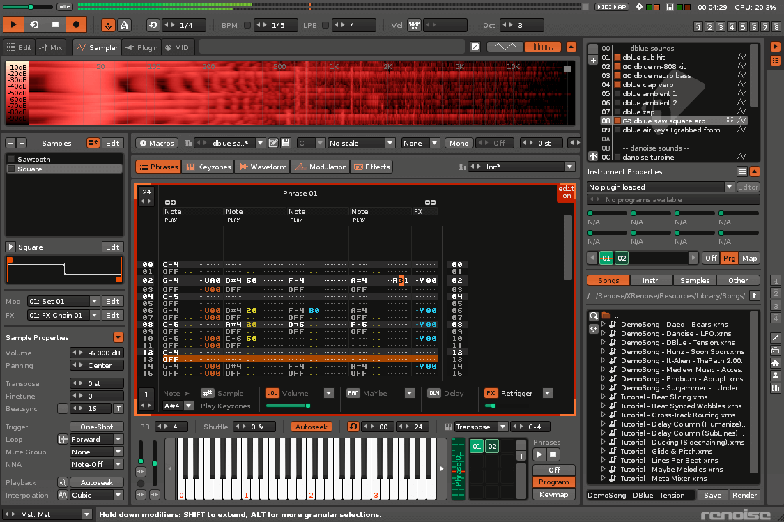 Renoise - Digital Audio Workstation