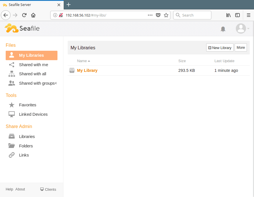 Seafile My Library