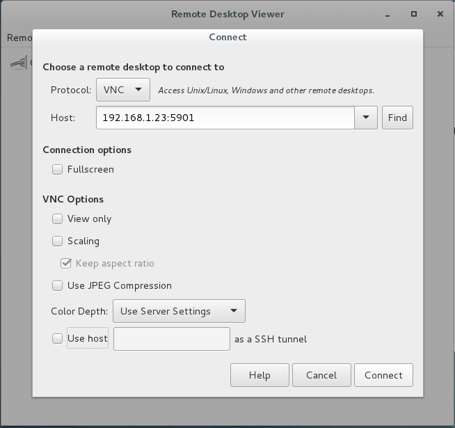 Select Remote Desktop Protocol