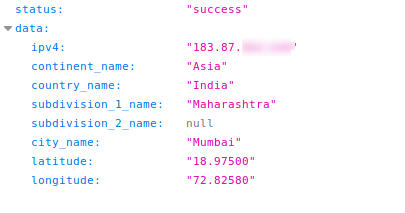 Server Location Details