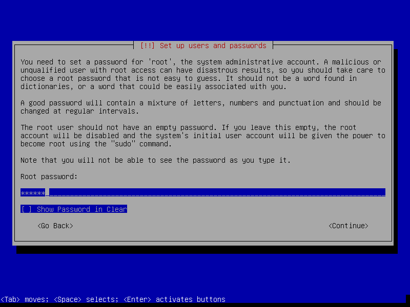 Set Debian 10 Root Password