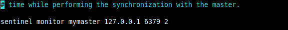 Set Redis Master to Monitor