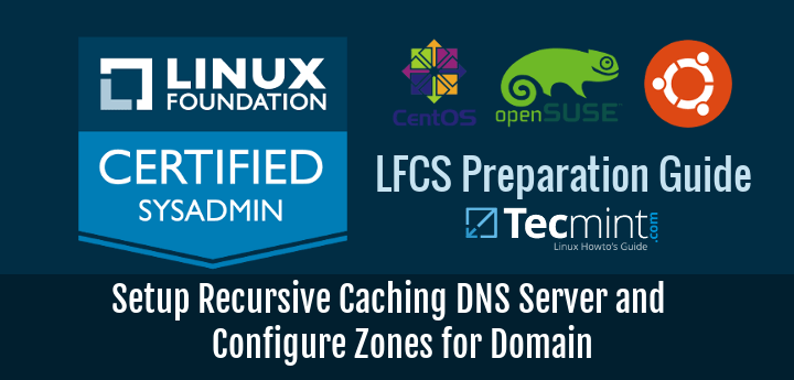 Setup Recursive Caching DNS Server and Create DNS Zones