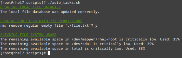 Shell Script to Find 777 Permissions