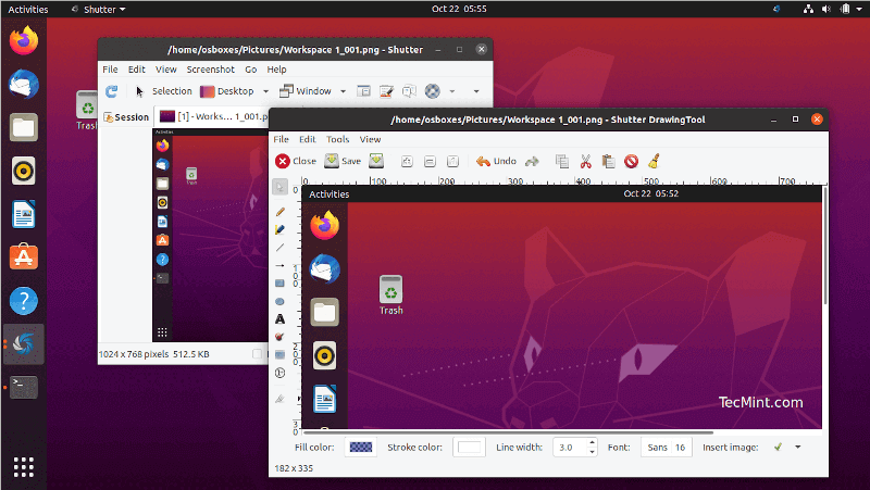 Shutter Running in Ubuntu