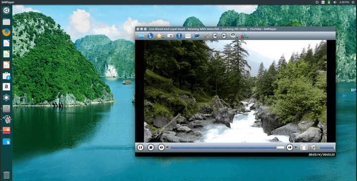 SMPlayer Running on Ubuntu 16.04