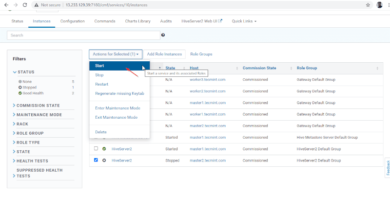 Start Hive Server