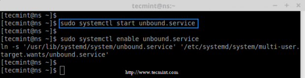 Start Unbound DNS Service