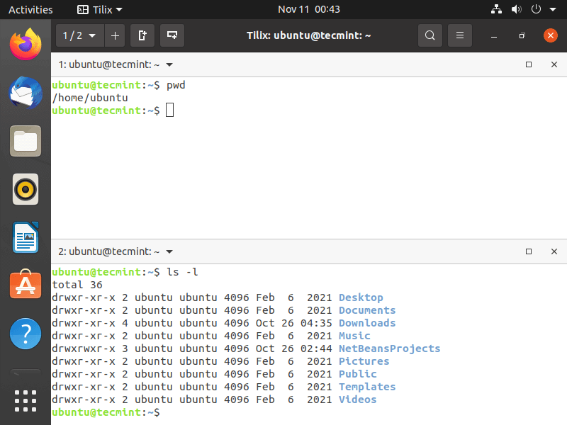 Tilix Terminal for Linux