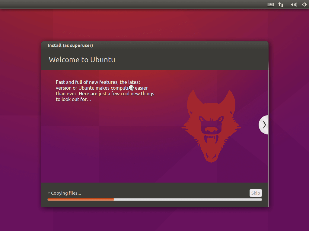 Ubuntu 16.04 Installation Process