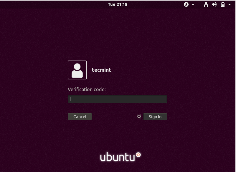 Ubuntu Google Authentication Login