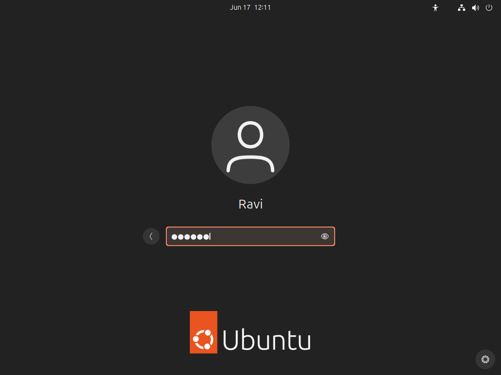 Ubuntu Login