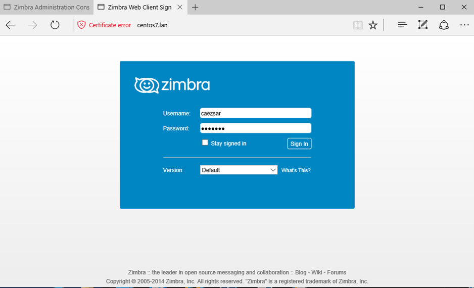 User Webmail Login