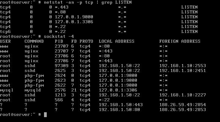 Verify Nginx Ports