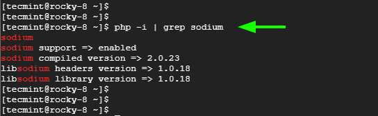 Verify PHP Sodium Module