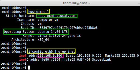 Verify System Hostname