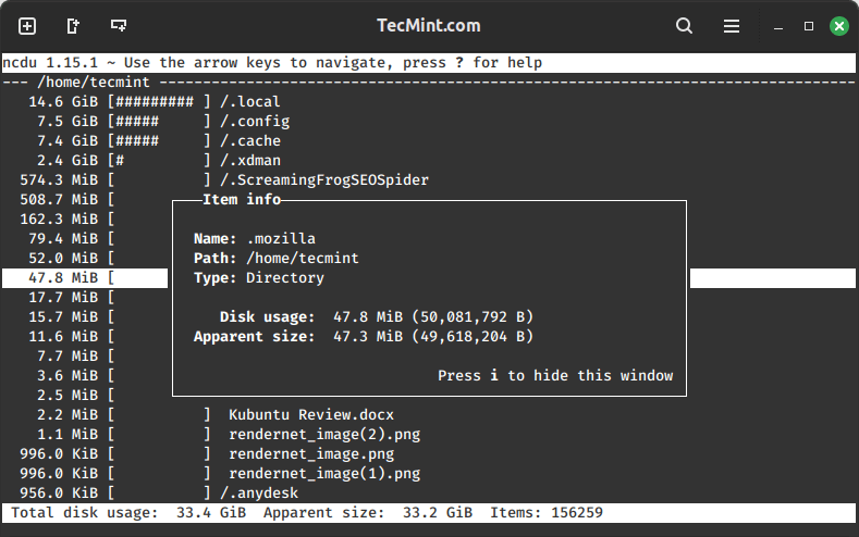 View Directory Information