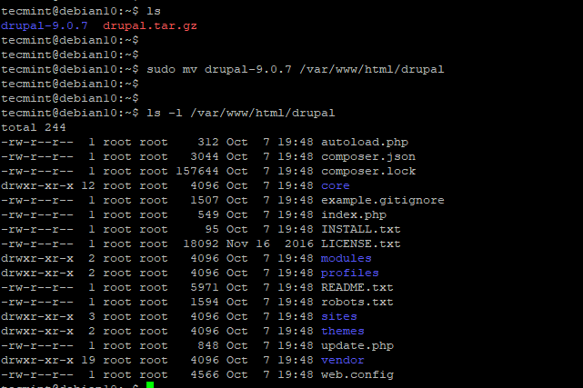 View Drupal Files