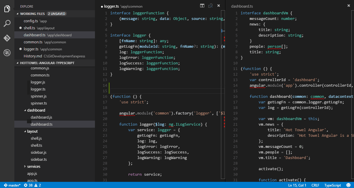 Visual Studio Code Editor