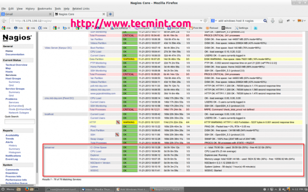 Nagios Monitor Windows Host