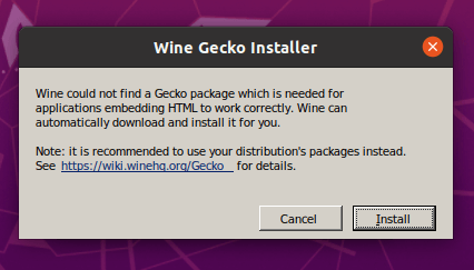 Wine Gecko Installer