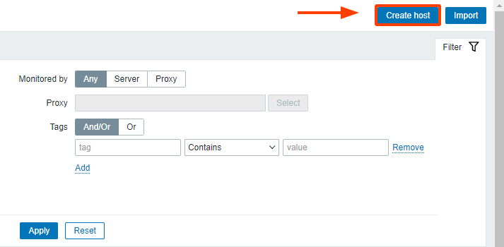 Zabbix Create Host