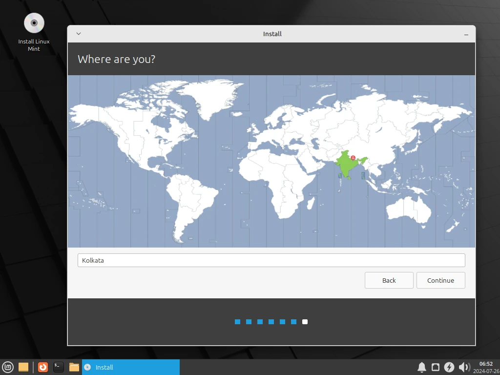 Linux Mint Timezone