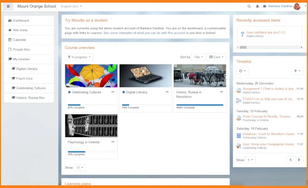 Moodle - Learning Management Platform